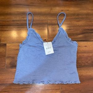 Cotton On- Blue Cropped Top
